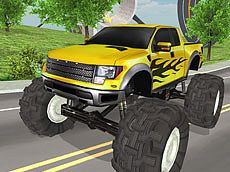 Monster Truck Sürüş Simülatörü Oyunu